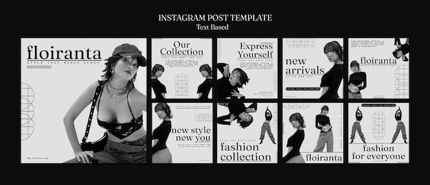 Modello di moda design piatto