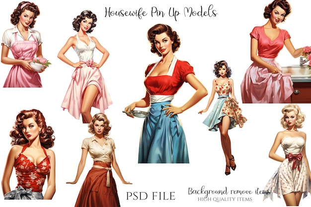 Modello di moda Pin Up