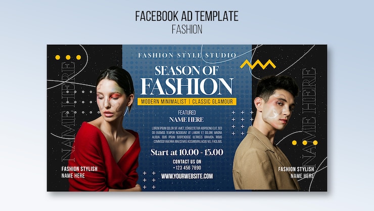 PSD modello di moda realistico
