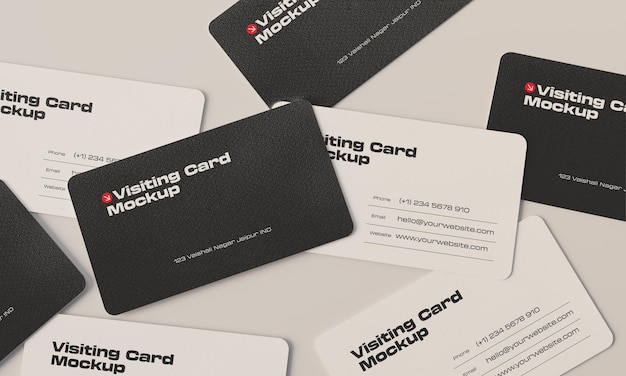Modello di modellazione della carta da visita