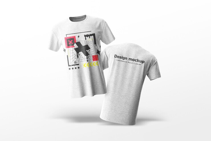 PSD modello di modellazione di maglietta per abbigliamento urbano