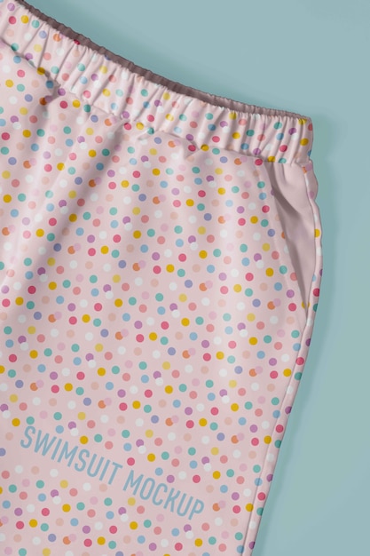 Modello di modello di costume da bagno per bambini