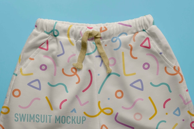 Modello di modello di costume da bagno per bambini
