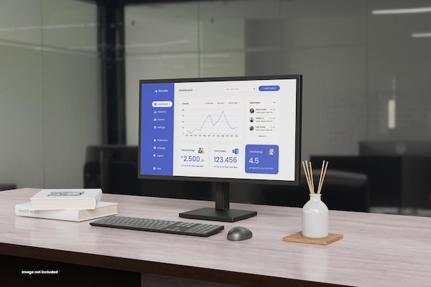 modello di monitor desktop