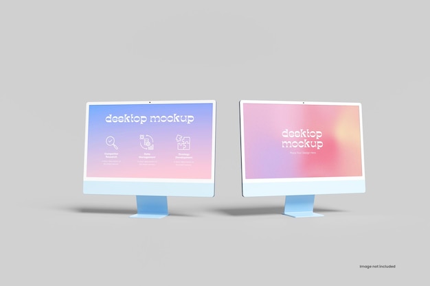 modello di monitor desktop