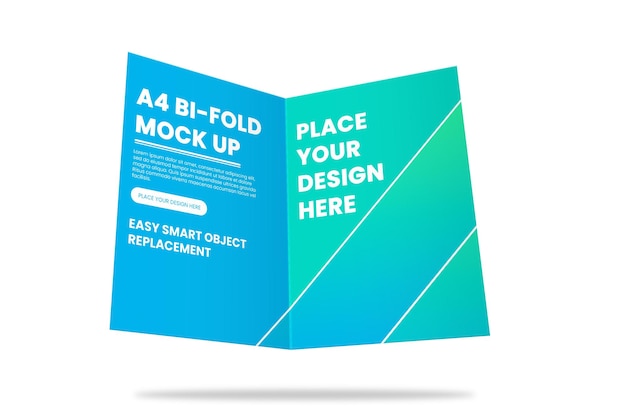 Modello di opuscolo bifold a4