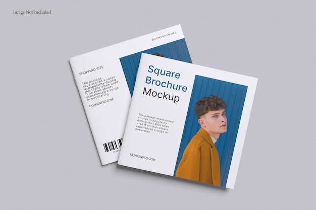 Modello di opuscolo quadrato