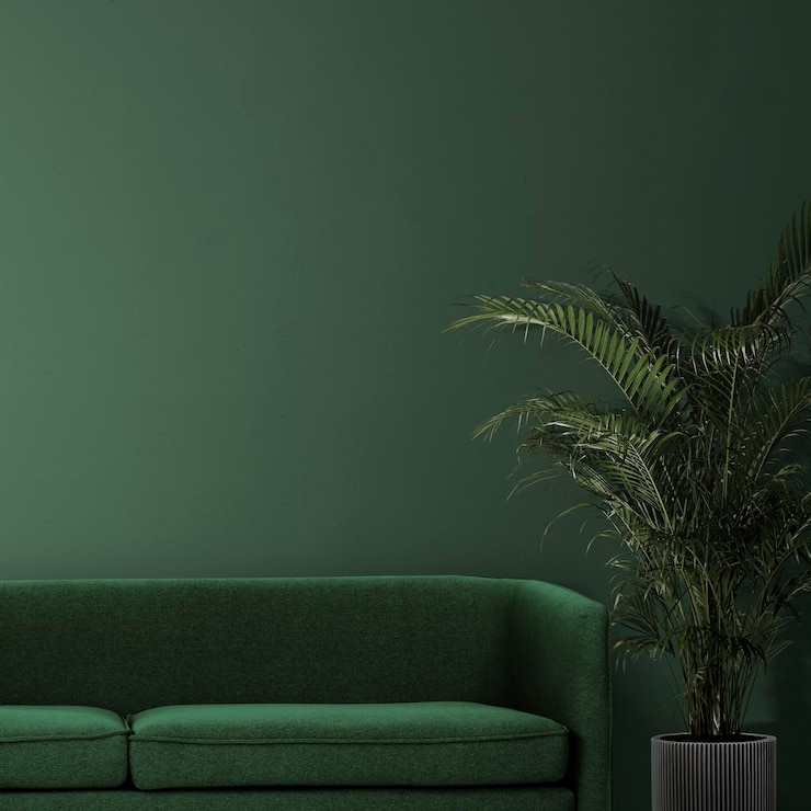 PSD modello di parete retrò per l'interior design del soggiorno