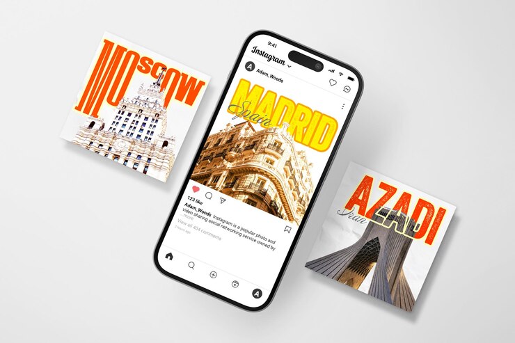 Modello di post di Instagram