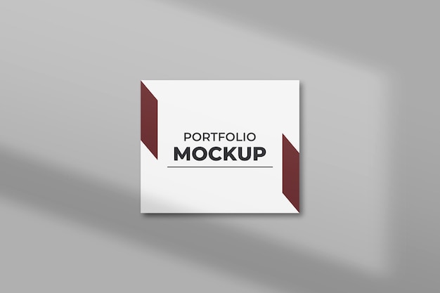 Modello di post su Facebook mockup di portfolio paesaggistico minimalista