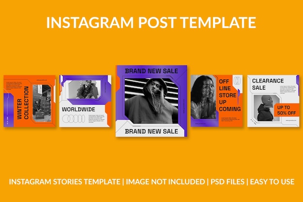 Modello di post su Instagram di Marca 1
