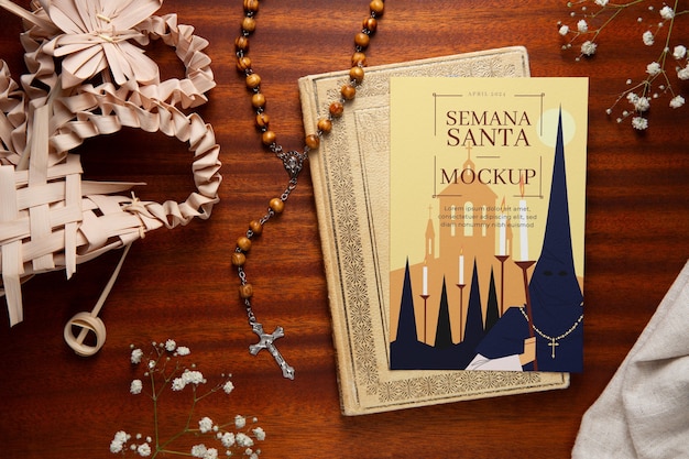 Modello di poster di Semana Santa