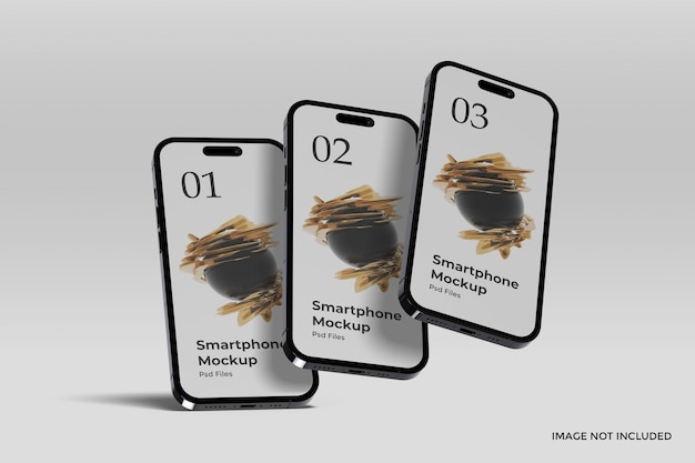 modello di presentazione realistica dello smartphone