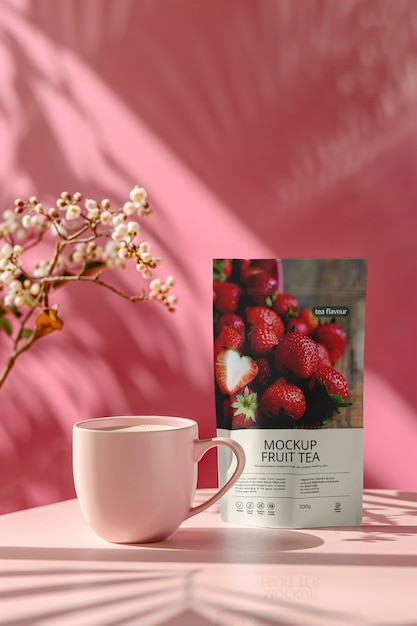 Modello di prodotto del tè matcha