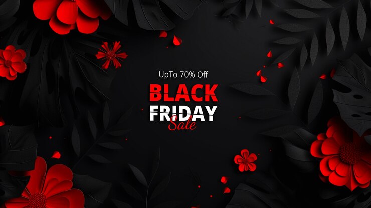PSD modello di progettazione del banner di sfondo della vendita del black friday