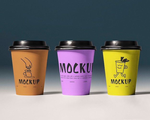 Modello di progettazione dell'imballaggio del caffè
