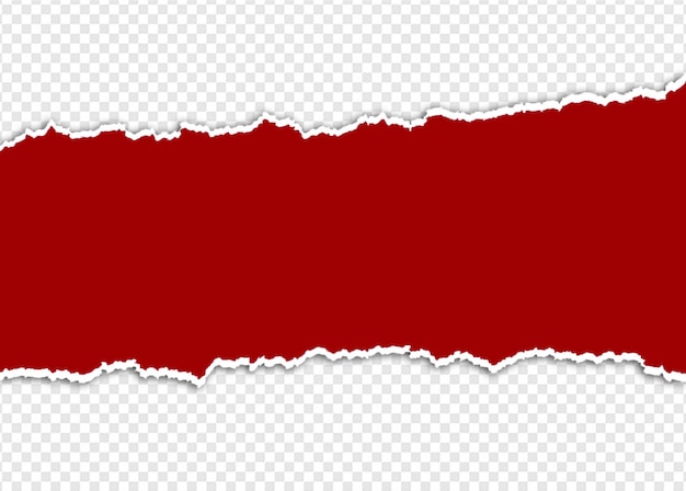 Modello di progettazione di consistenza di ripping di carta realistico