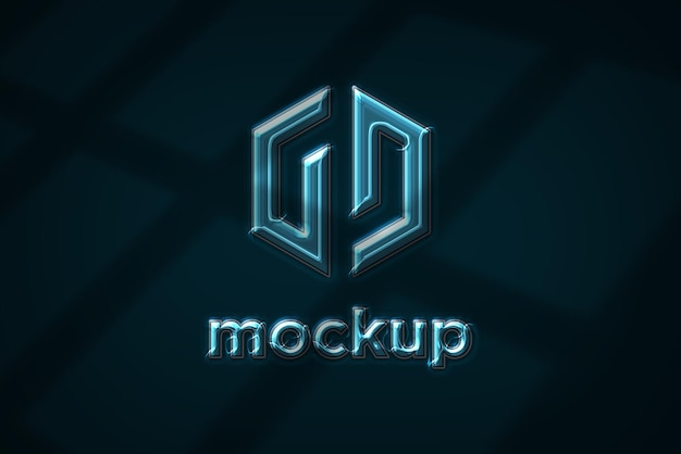 Modello di progettazione di mockup di logo