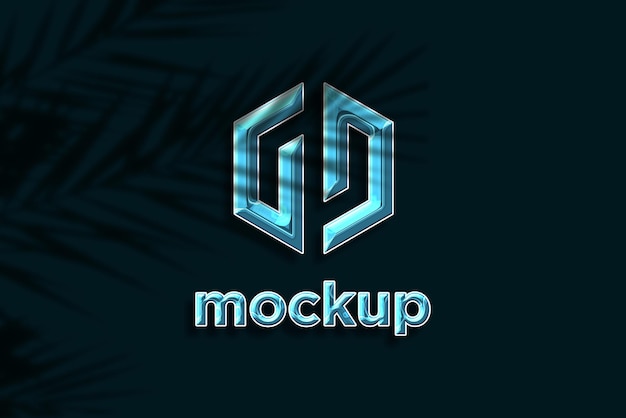 Modello di progettazione di mockup di logo