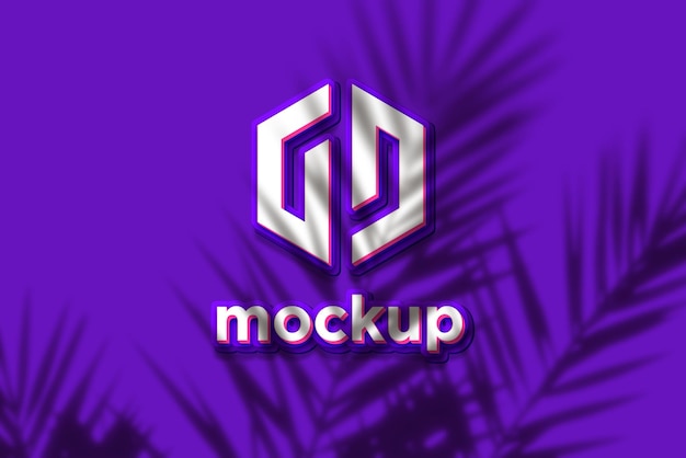 Modello di progettazione di mockup di logo