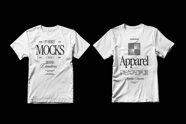 PSD modello di progettazione di t-shirt branding