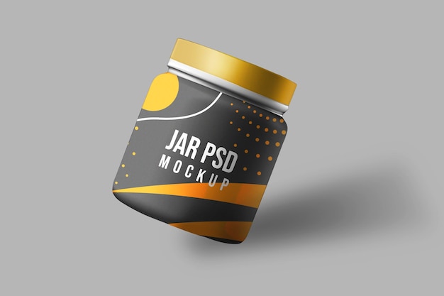 Modello di progettazione mockup di vaso di plastica realistico 3d