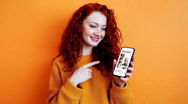 PSD modello di psd per smartphone