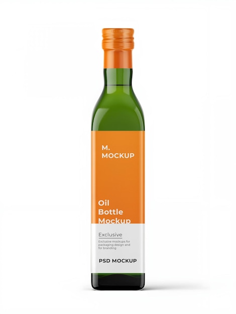 modello di qualità della bottiglia di olio psd
