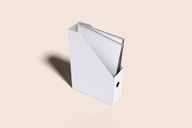 PSD modello di scatola da regalo di carta