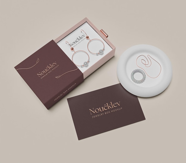 Modello di scatola per gioielli
