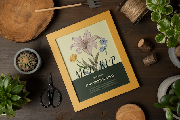 Modello di scena botanica