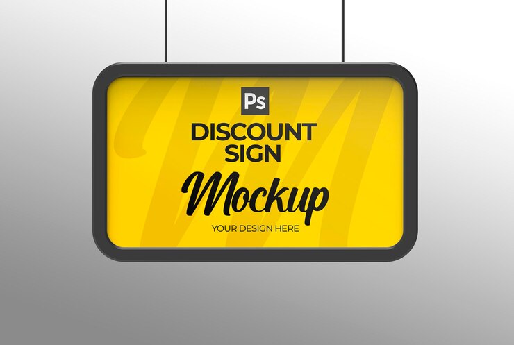 PSD modello di segno di sconto