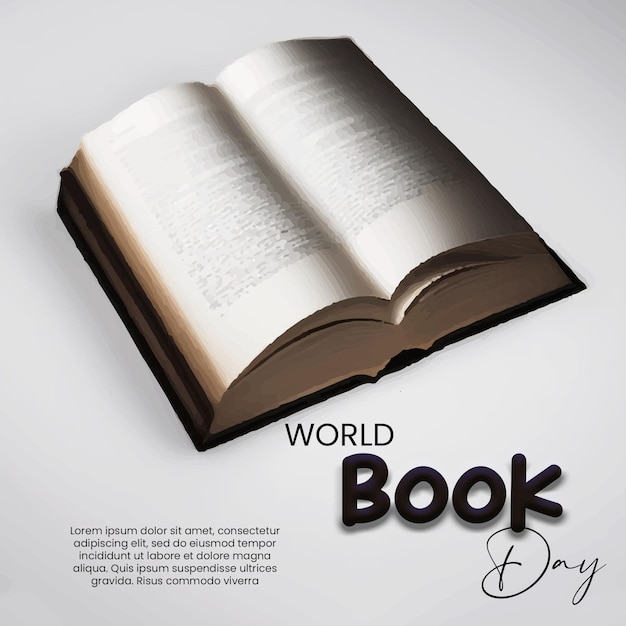 Modello di social media per la Giornata Mondiale del Libro