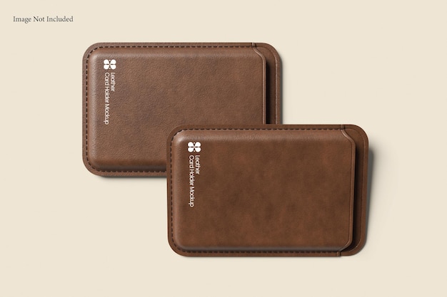 Modello di supporto per carte in pelle