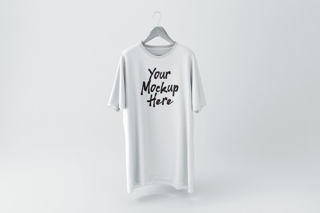 Modello di t-shirt isolato
