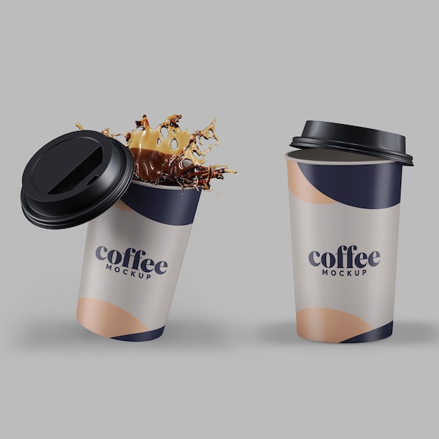 Modello di tazza di caffè