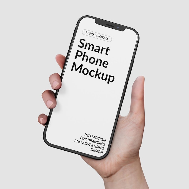 Modello di telefono a mano