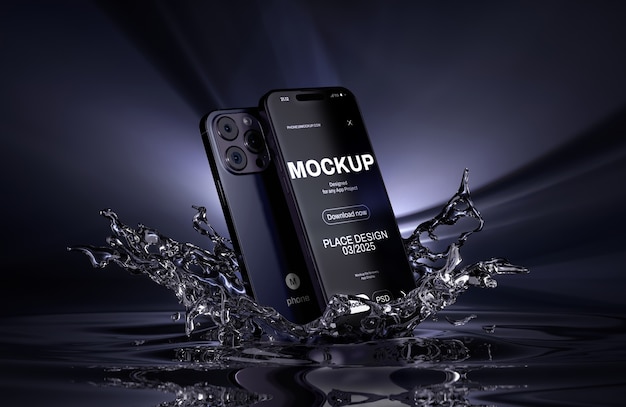 Modello di telefono impermeabile