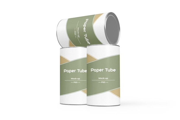 Modello di tubo di carta 3D