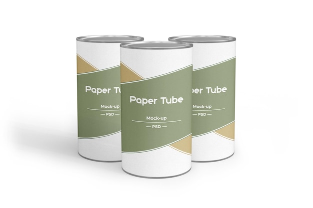 Modello di tubo di carta 3D