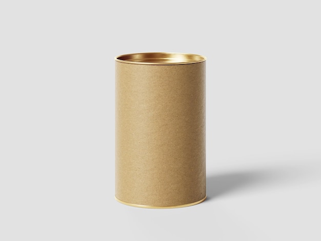 Modello di tubo di cartone premium