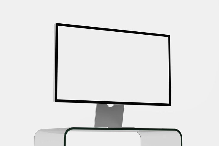 PSD modello di visualizzazione sullo sfondo bianco