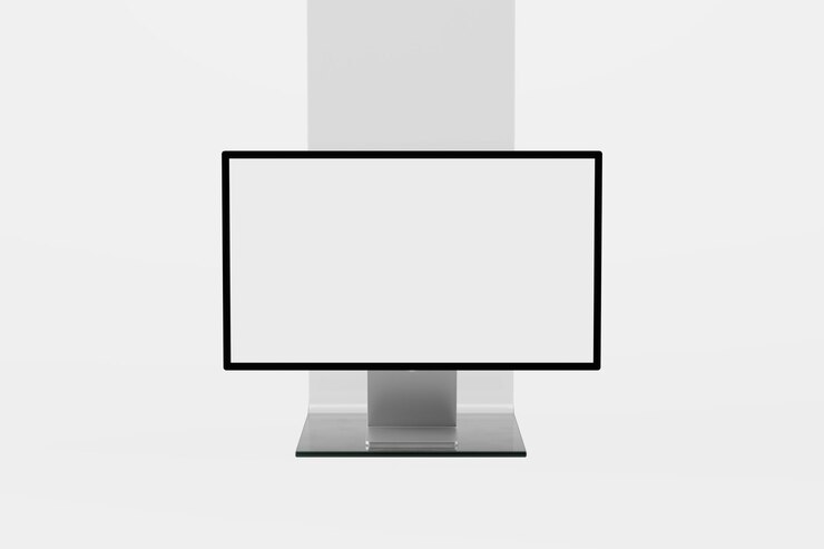 PSD modello di visualizzazione sullo sfondo bianco