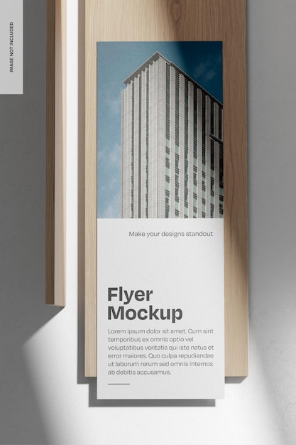 Modello di volantino Mockup