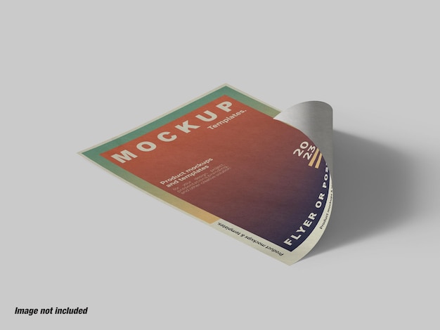 Modello di volantino o poster