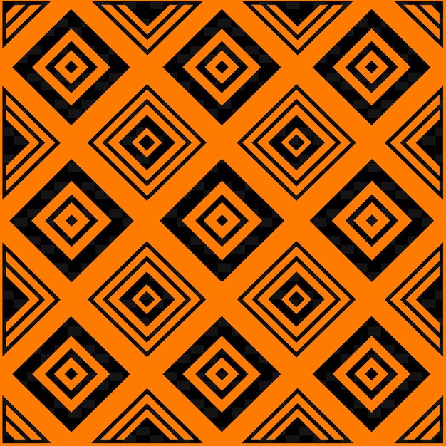 Modello geometrico minimalista semplice nello stile del Messico B Contorno Decorative Line Art Collection