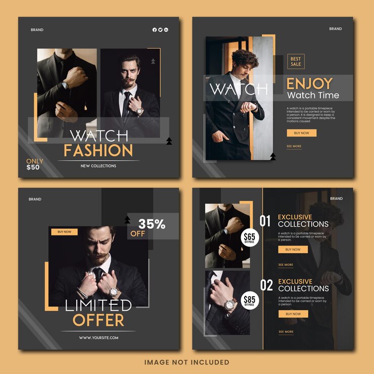 PSD modello gratuito di vendita di moda psd per post instagram e banner sui social media