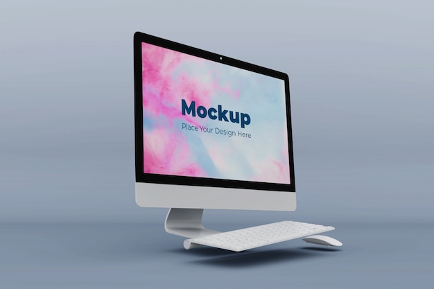 Modello moderno di progettazione del modello del computer di ufficio