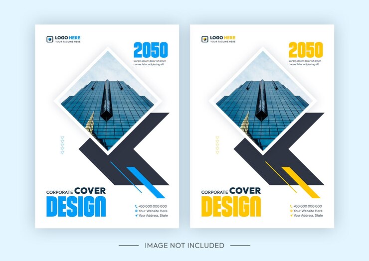 PSD modello moderno di progettazione della copertina del libro di affari corporativi creativi