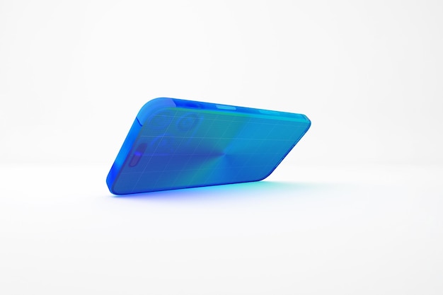 Modello orizzontale in vetro colorato per il telefono 16 Pro Max
